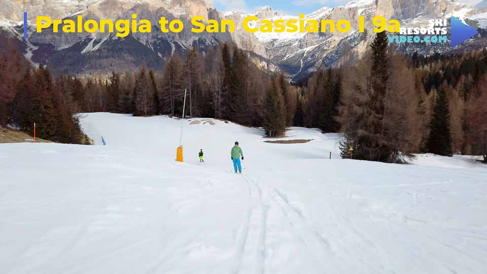 the longest blue run in Alta Badia