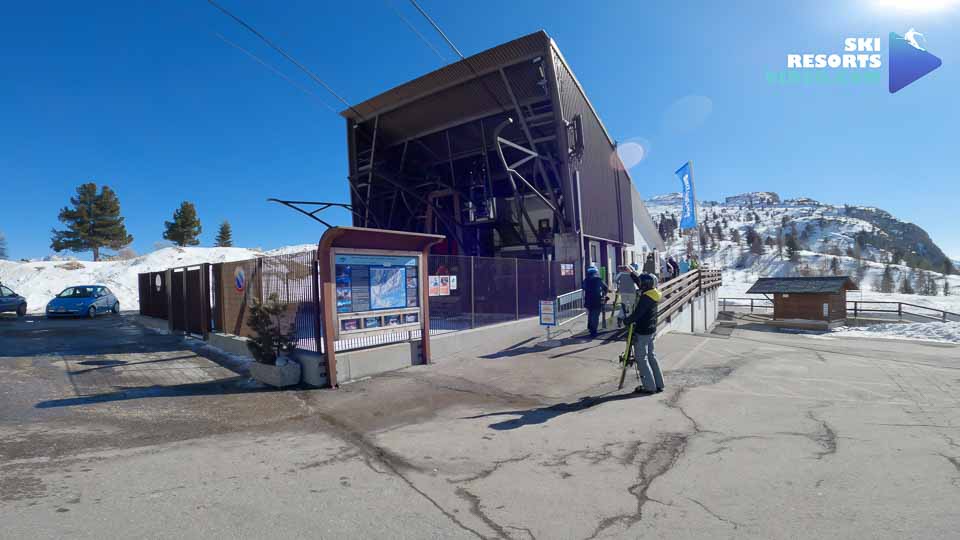the Lagazuoi cable car.
