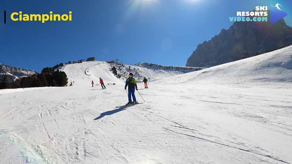 The slope was both men’s and women’s giant slalom world cup run